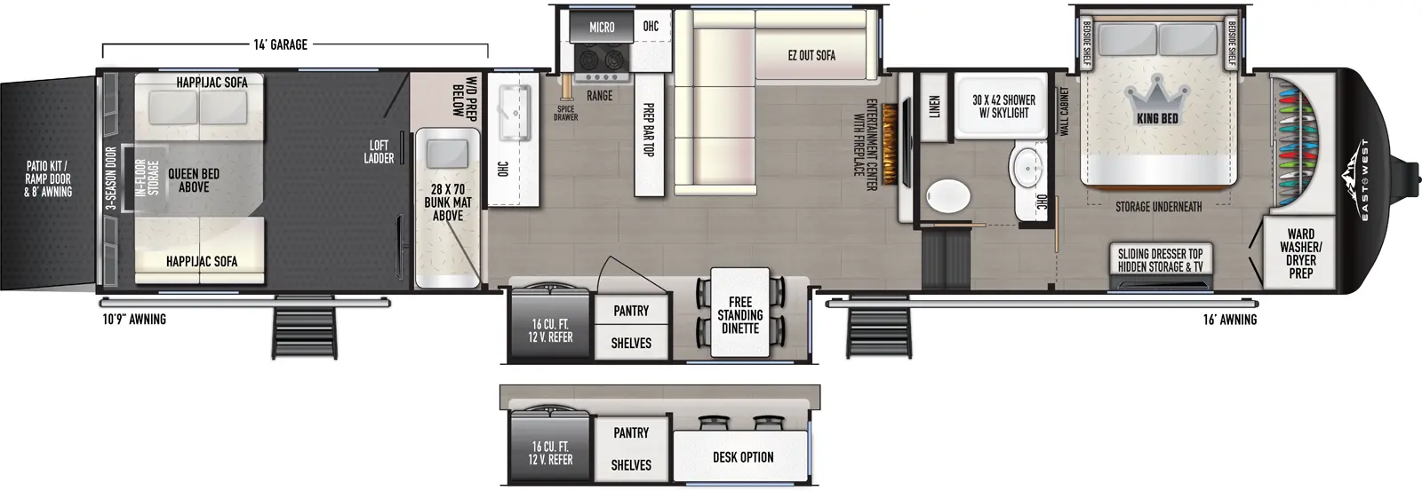 Takoda 399TH Floorplan